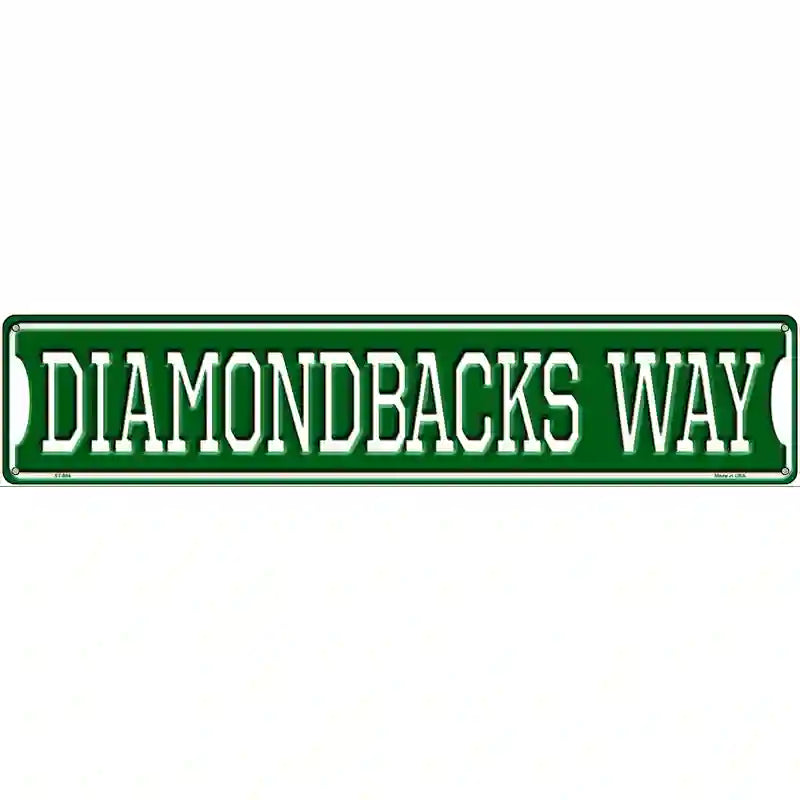 Diamondbacks Way Novelty Metal Street Sign 24" x 5" (ST)
