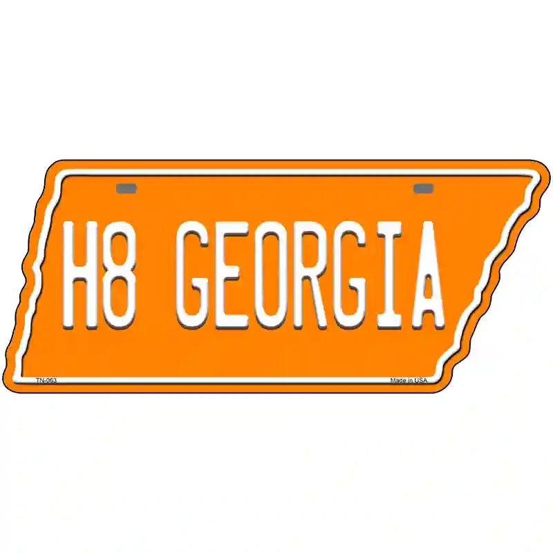 H8 Georgia Novelty Metal Tennessee License Plate Tag TN-063 13.5" x 5.5" Plate (TN)