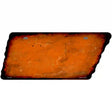 Orange Solid Novelty Rusty Effect Metal Tennessee License Plate Tag TN-106 13.5" x 5.5" Plate (TN)