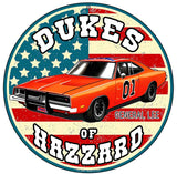 Dukes of Hazzard Novelty Metal Circular Sign C-2097