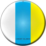 Canari Islands Country Novelty Metal Circular Sign 8" (UC)