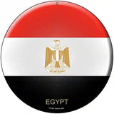 Egypt Country Novelty Metal Circular Sign 8" (UC)