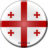 Georgia Country Novelty Metal Circular Sign 8" (UC)