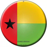 Guinea Bissau Country Novelty Metal Circular Sign 8" (UC)