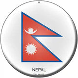 Nepal Country Novelty Metal Circular Sign 8" (UC)