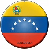 Venezuela Country Novelty Metal Circular Sign 8" (UC)
