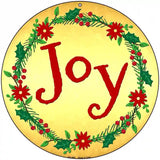 Joy Novelty Metal Circular Sign 8" (UC)