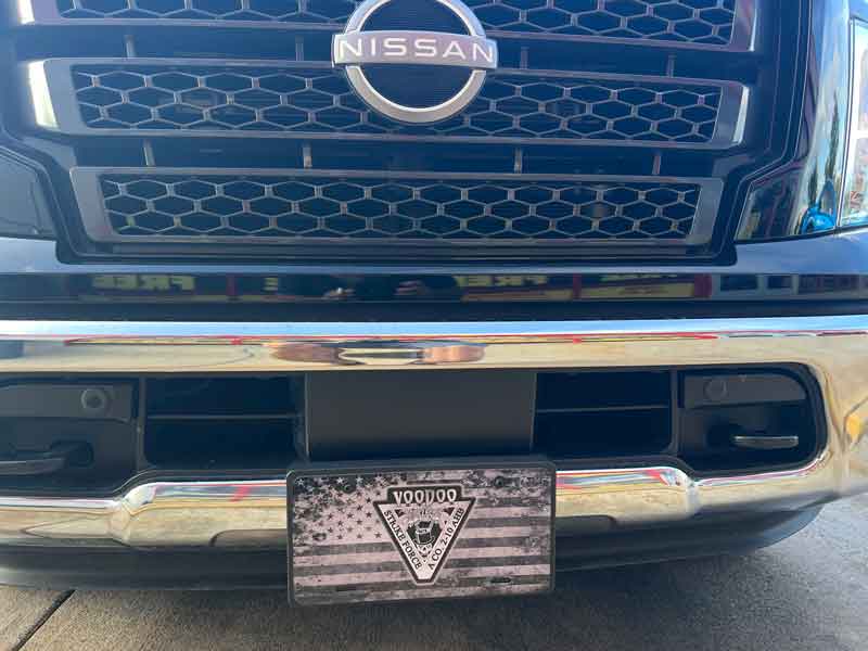 Voodoo Alumni Novelty Metal License Plate (CUSTOM)