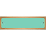 Mint Solid Blank Novelty Metal Street Sign 19" x 5.5" (WB-K)