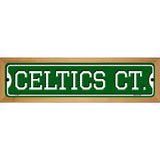 Celtics Ct Novelty Metal Street Sign 19" x 5.5" (WB-K)