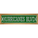 Hurricanes Blvd Novelty Metal Street Sign 19" x 5.5" (WB-K)