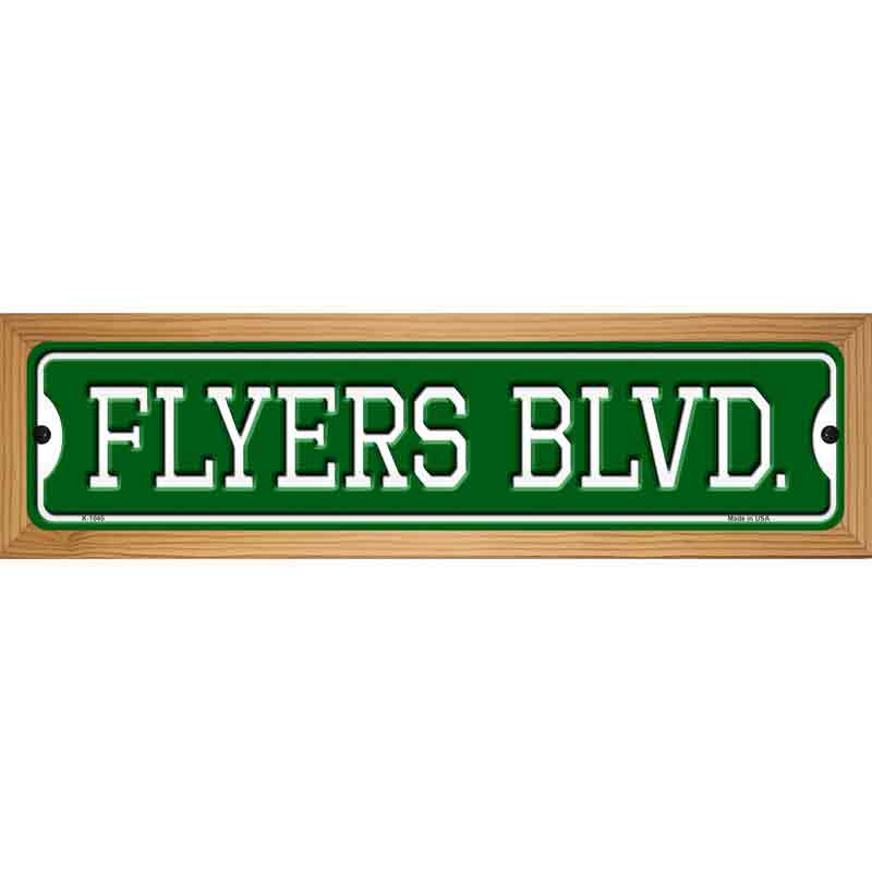 Flyers Blvd Novelty Metal Street Sign 19" x 5.5" (WB-K)