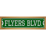 Flyers Blvd Novelty Metal Street Sign 19" x 5.5" (WB-K)