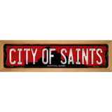 Montreal Quebec The City of Saints Novelty Metal Street Sign 19" x 5.5" (WB-K)