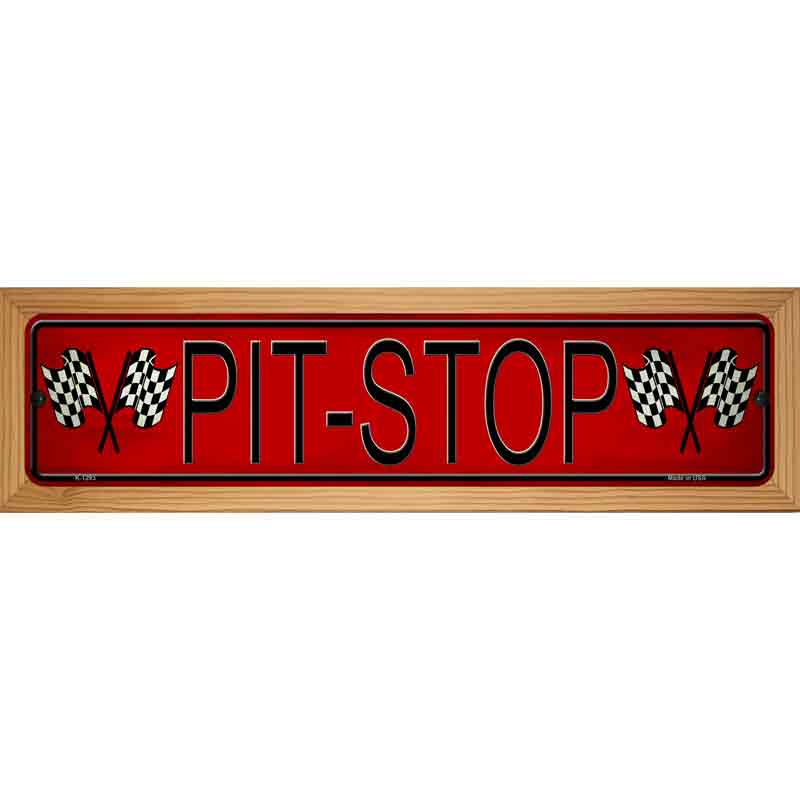 Pit Stop Street Sign Gift | Smart Blonde