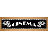 Cinema Home Theater Novelty Metal Street Sign 19" x 5.5" (WB-K)