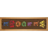 Welcome Floral Novelty Metal Street Sign 19" x 5.5" (WB-K)