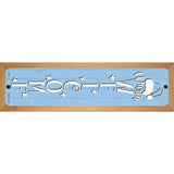 Warm Welcome Blue Novelty Metal Street Sign 19" x 5.5" (WB-K)