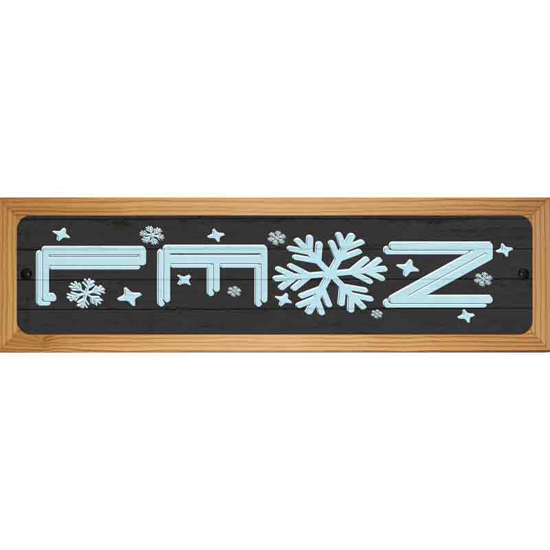 Noel Black Novelty Metal Street Sign 19" x 5.5" (WB-K)