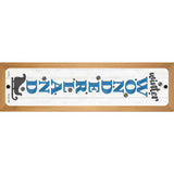 Winter Wonderland White Novelty Metal Street Sign 19" x 5.5" (WB-K)