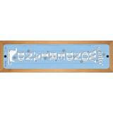 Winter Wonderland Blue Novelty Metal Street Sign 19" x 5.5" (WB-K)