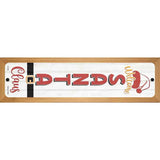 Welcome Santa Claus White Novelty Metal Street Sign 19" x 5.5" (WB-K)