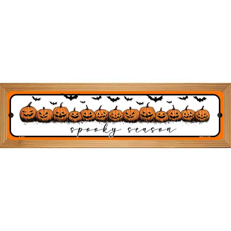 Spooky Season Novelty Metal Street Sign K-2091