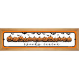 Spooky Season Novelty Metal Street Sign K-2091