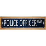Police Officer Metal Novelty Street Sign 19" x 5.5" (WB-K)