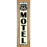 Route 66 Motel Novelty Metal Street Sign 19" x 5.5" (WB-K)