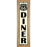 Route 66 Diner Novelty Metal Street Sign 19" x 5.5" (WB-K)