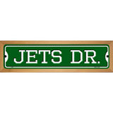 Jets Dr Novelty Metal Street Sign 19" x 5.5" (WB-K)