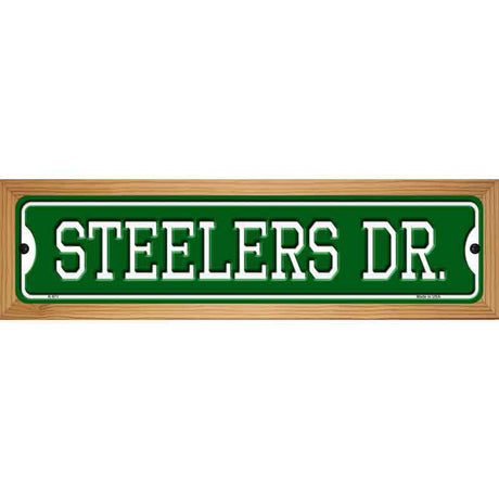 Steelers Dr Novelty Metal Street Sign 19" x 5.5" (WB-K)