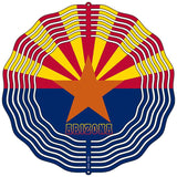 Arizona Flag Novelty Metal Wind Spinner