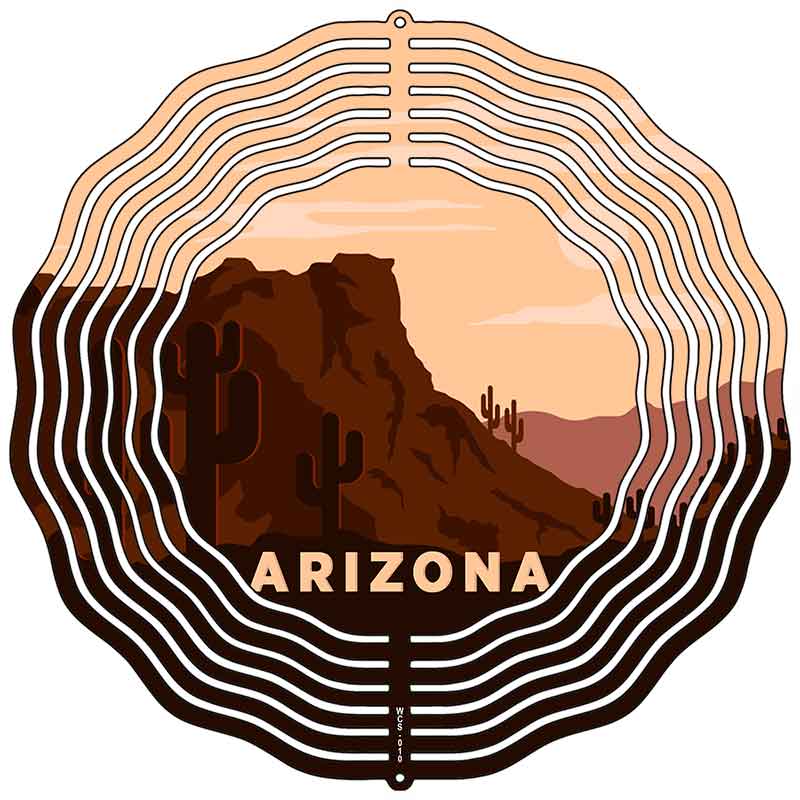 Arizona Canyon Novelty Metal Wind Spinner