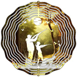 Duck Hunting Novelty Metal Wind Spinner