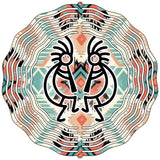 Kokopelli Novelty Metal Wind Spinner