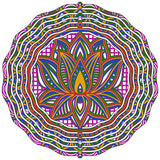 Flying Eagle and American Flag Novelty Metal Wind Spinner