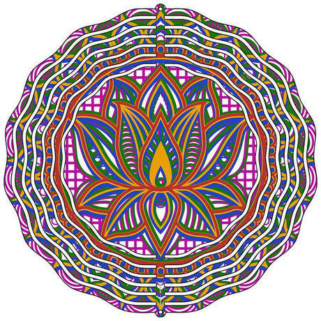 Flying Eagle and American Flag Novelty Metal Wind Spinner