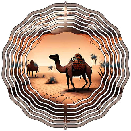 Camel Novelty Metal Wind Spinner