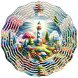 Whimsical Lighthouse Novelty Metal Wind Spinner