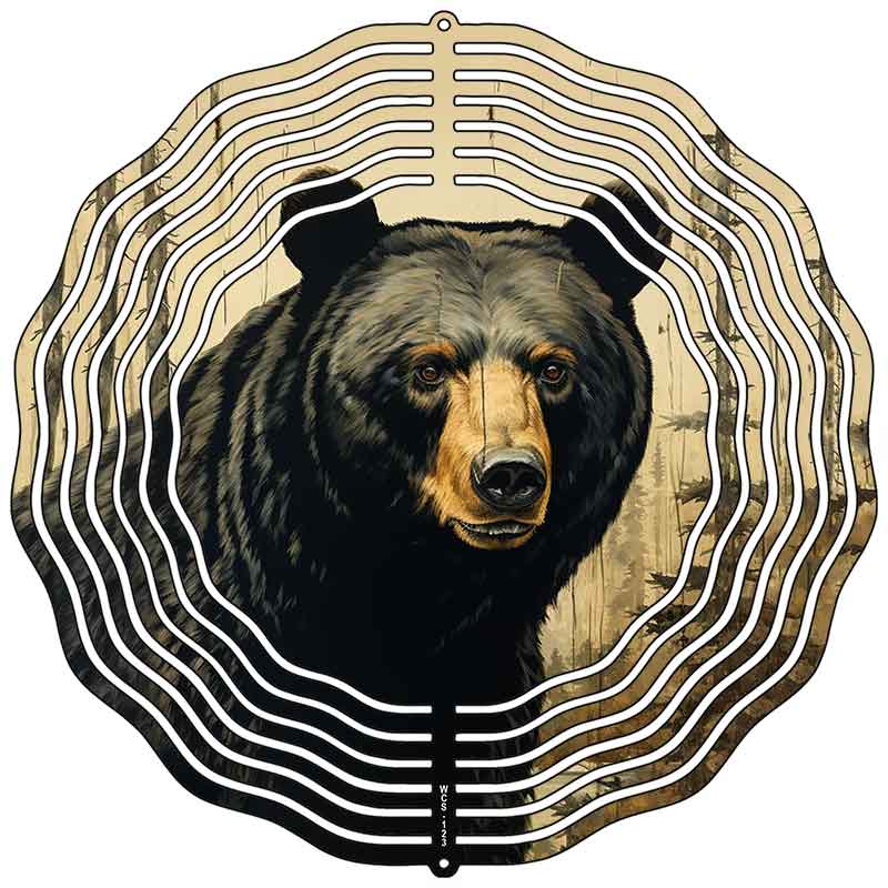 Bear Novelty Metal Wind Spinner