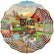 Bless Our Farm Animals Novelty Metal Wind Spinner