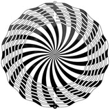 Abstract Spiral Graphic Novelty Metal Wind Spinner