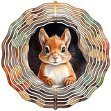 Squirrel Novelty Metal Wind Spinner