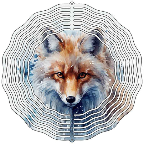 Wolf Novelty Metal Wind Spinner