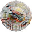 Frog Novelty Metal Wind Spinner