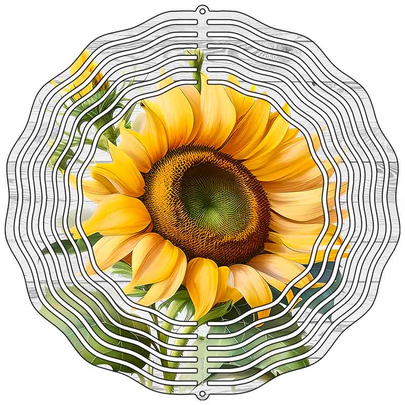 Sunflower Novelty Metal Wind Spinner