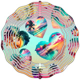 Hearts Novelty Metal Wind Spinner