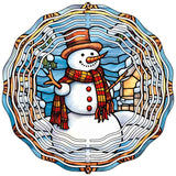 Snowman Novelty Metal Wind Spinner